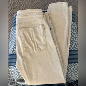 Rag and Bone ankle skinny jeans ecru Size 27